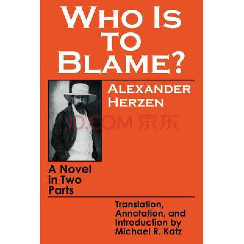 who is to blame : a novel in two parts