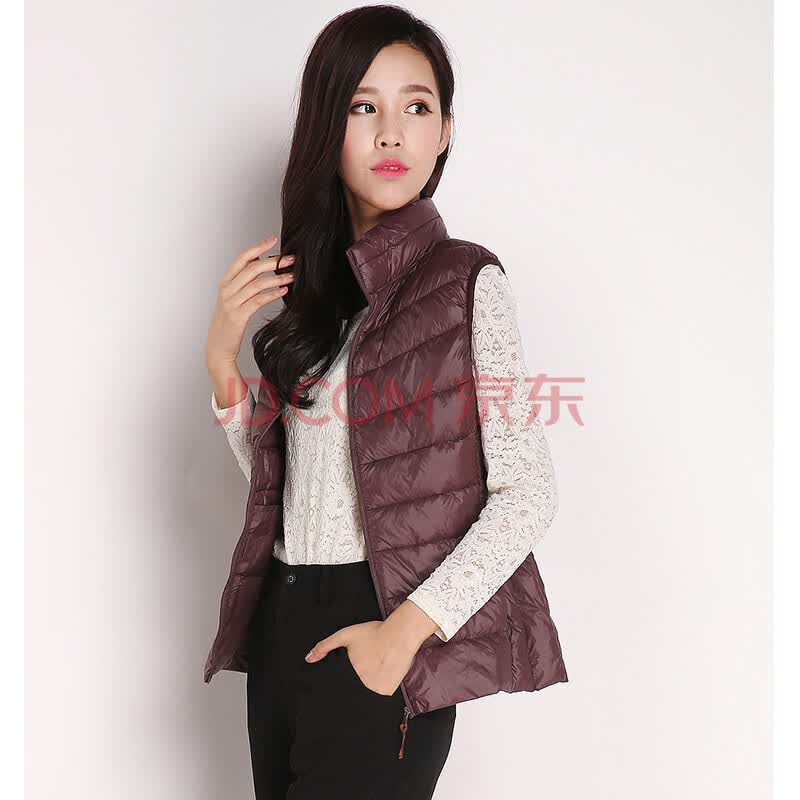 赢羽 包邮2014新款羽绒服<em>女背心外套</em> 秋冬季加