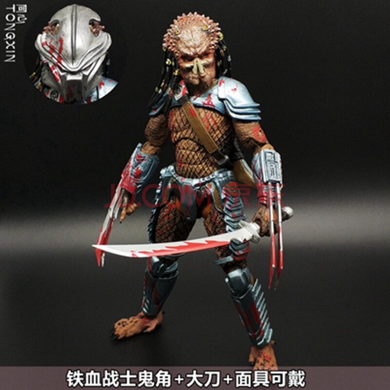 铁血战士异形狗元祖长老独狼 可动人偶电影摆件手办模型车载公仔 兵人