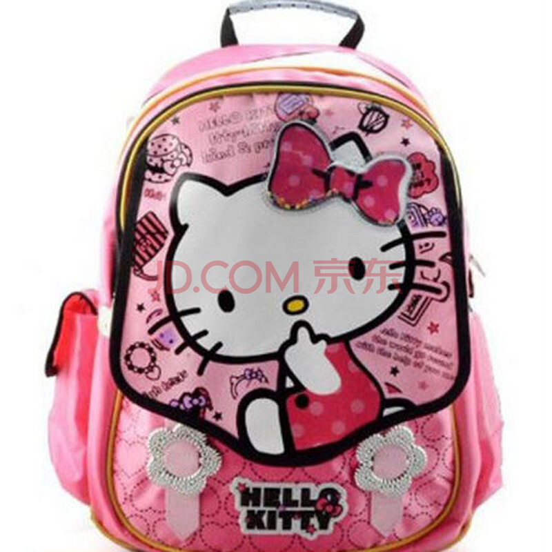 hellokitty凯蒂猫中学生双肩学生书包kt5175 粉色