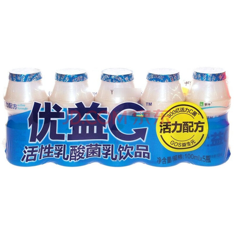 蒙牛 优益c活菌型乳酸菌(原味) 100ml*5瓶/组