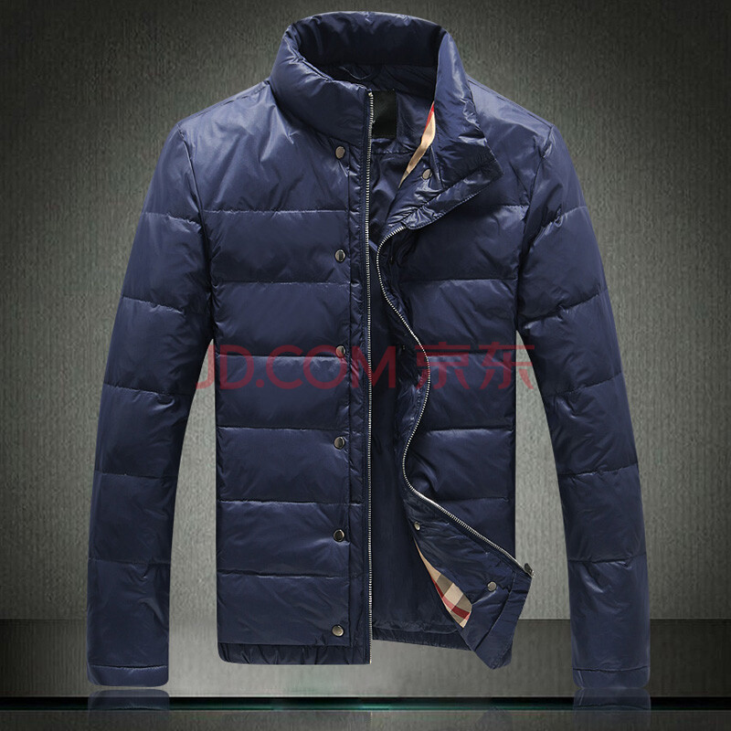 森哥弟马 秋冬新款灰鸭绒含量70%-80%羽绒服 男士羽绒服男修身轻薄男