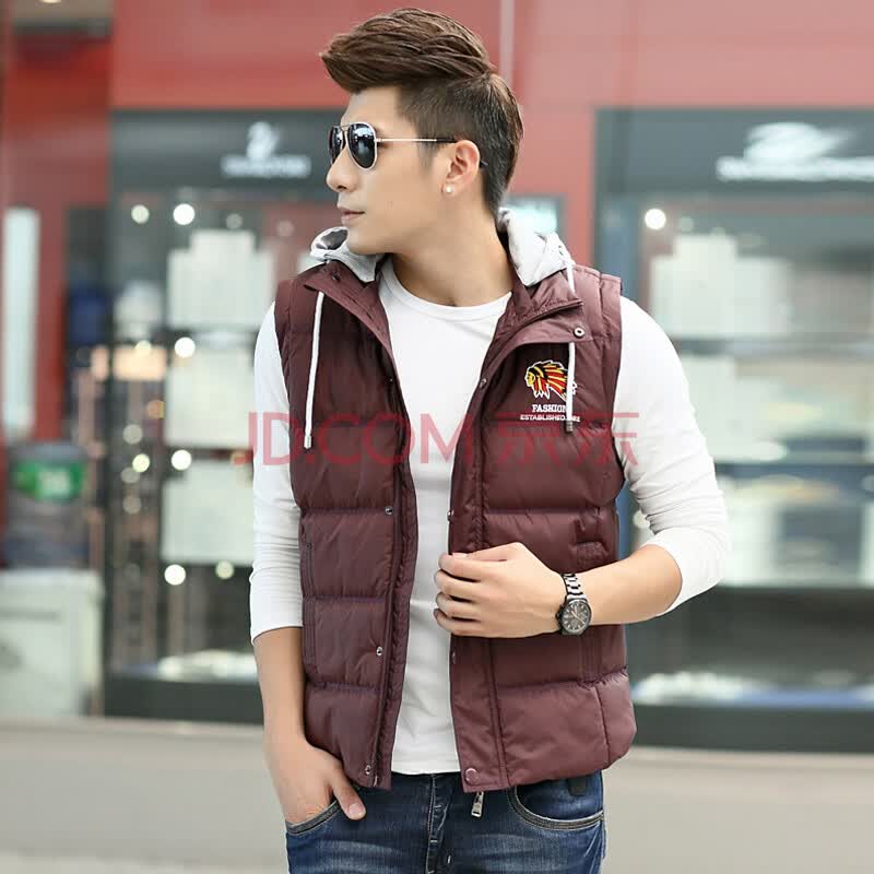 衣织优美 2014秋季新款韩版时尚<em>潮流</em>棉<em>马甲男</em>