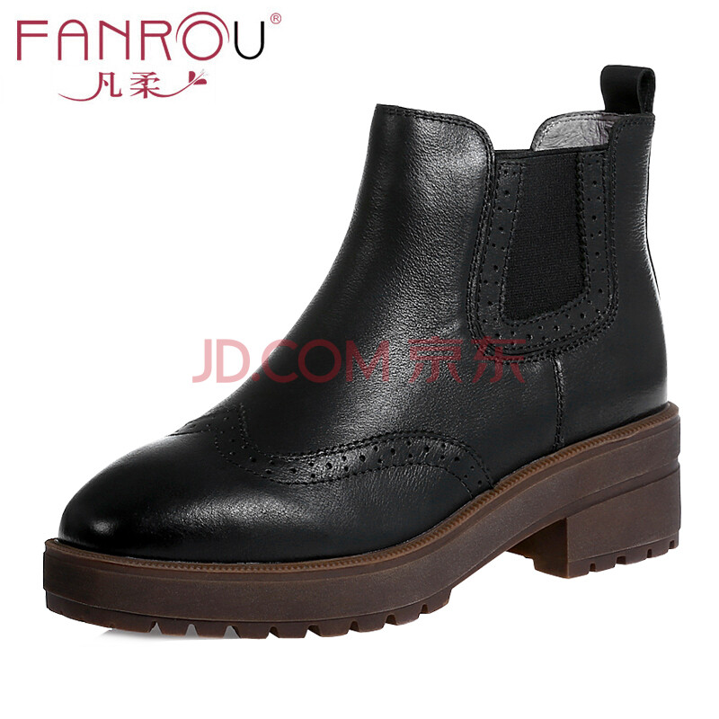 ·²Èá2016Çï¼¾ÐÂÆ·Å·ÃÀ´Ö¸úÌ×Ͳ¶ÌÑ¥Å®ÕæÆ¤²¼Âå¿Ëµñ»¨¸ß¸úÂí¶¡µ¥Ñ¥ ºÚÉ« 35