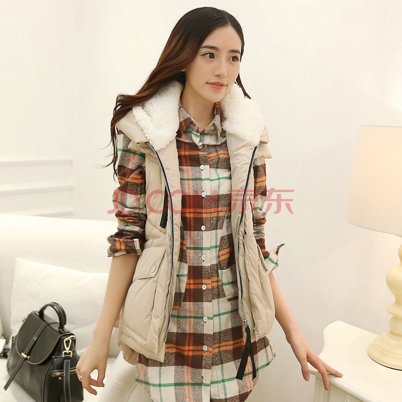 布朗吉普(BROWNGE) <em>2014</em>冬新款连帽<em>棉马甲</em>