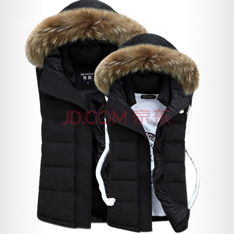 新款纯色百搭大码秋冬羽绒<em>棉马甲</em>男女款韩版休