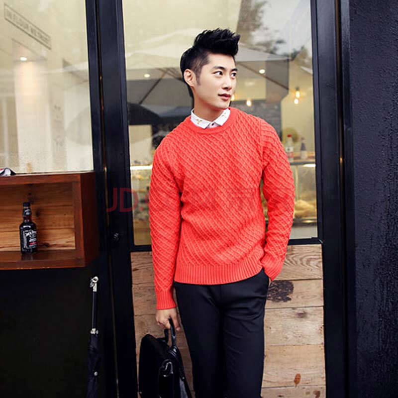 Gurun Vani 2014秋冬装新款时尚韩版<em>圆领男毛</em>