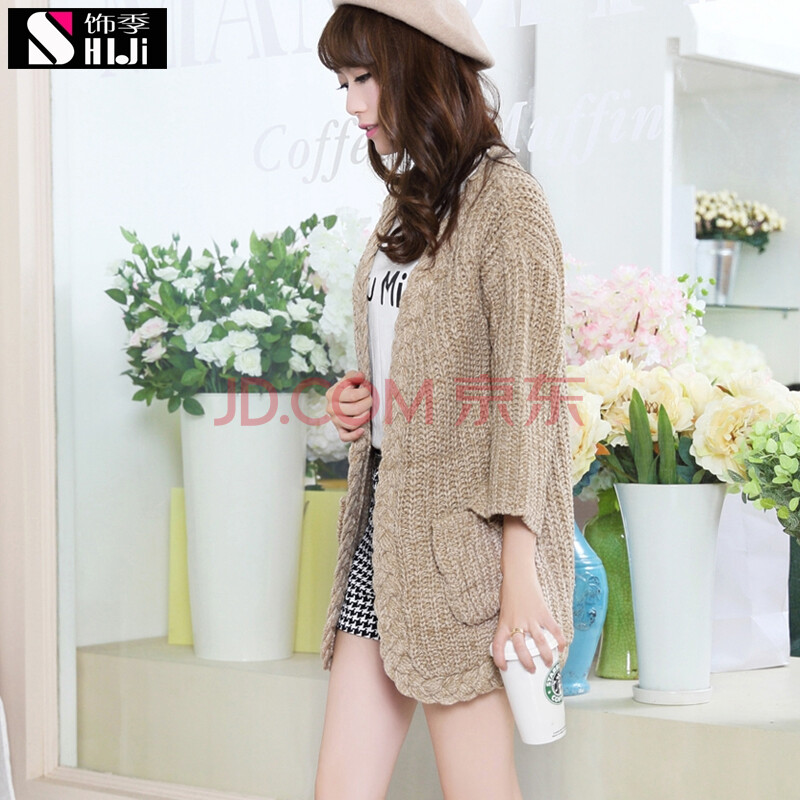 饰季 2014秋冬新款<em>大码</em>女装韩版<em>宽松毛衣学生</em>