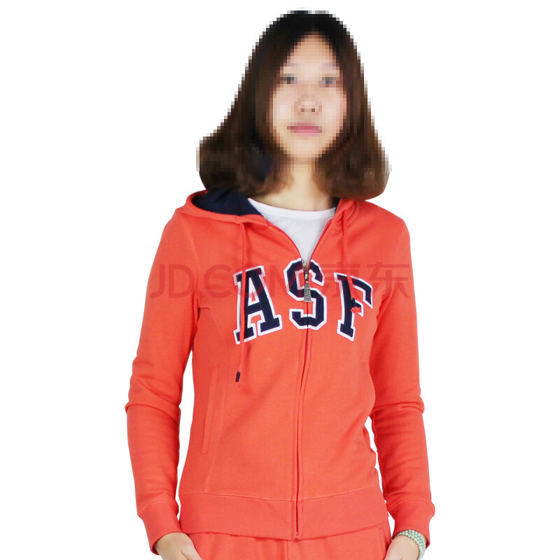 安踏运动服2014<em>女款</em>秋款棉质<em>开衫</em>连帽卫衣套