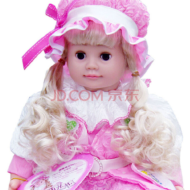 超级逗逗双语智能娃娃 摸鼻子打喷嚏动嘴眨眼