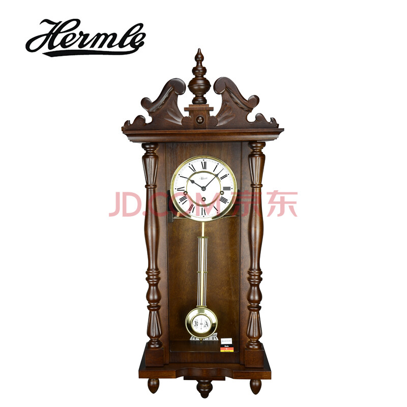 复古摆钟素描图片展示