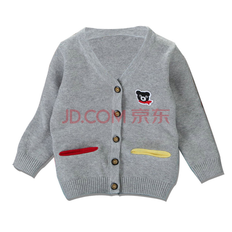 儿童<em>男童毛衣开衫</em>男宝宝秋冬装