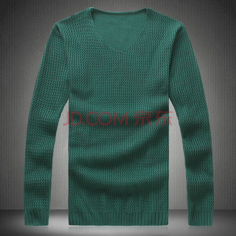 Gurun Vani秋装<em>男士V领毛衣加肥加大</em>码胖子男