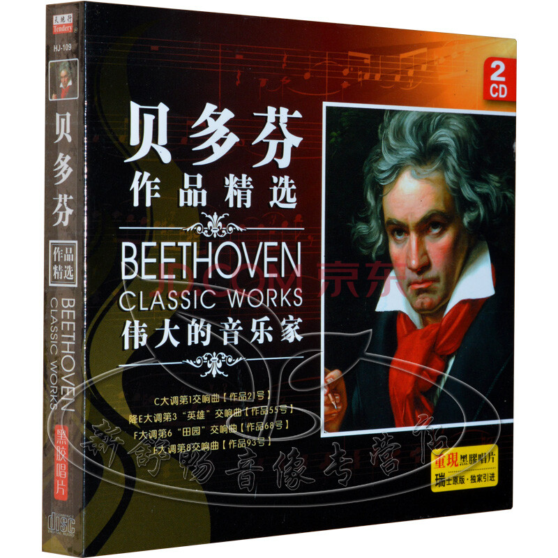 古典音乐钢琴曲 贝多芬作品精选 天地行黑胶2