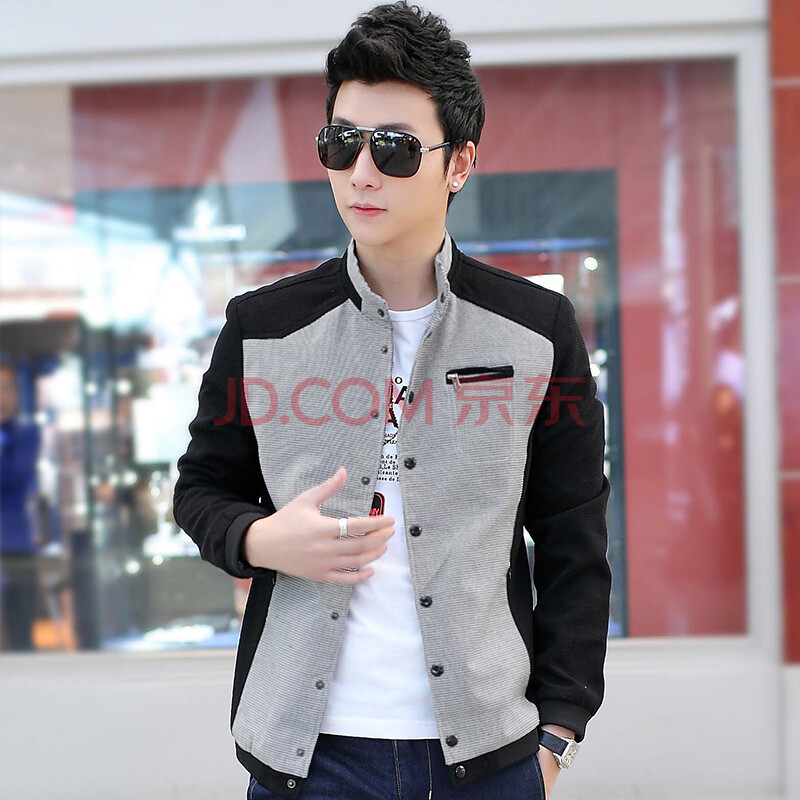 京东商城2014秋<em>冬装</em>新款<em>开衫</em>外套男士插肩长