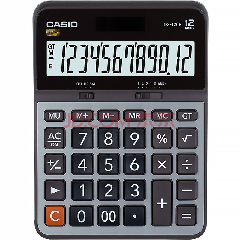 卡西欧(casio)计算器财务 办公计算器小 大计算机 太阳能双电源 办公