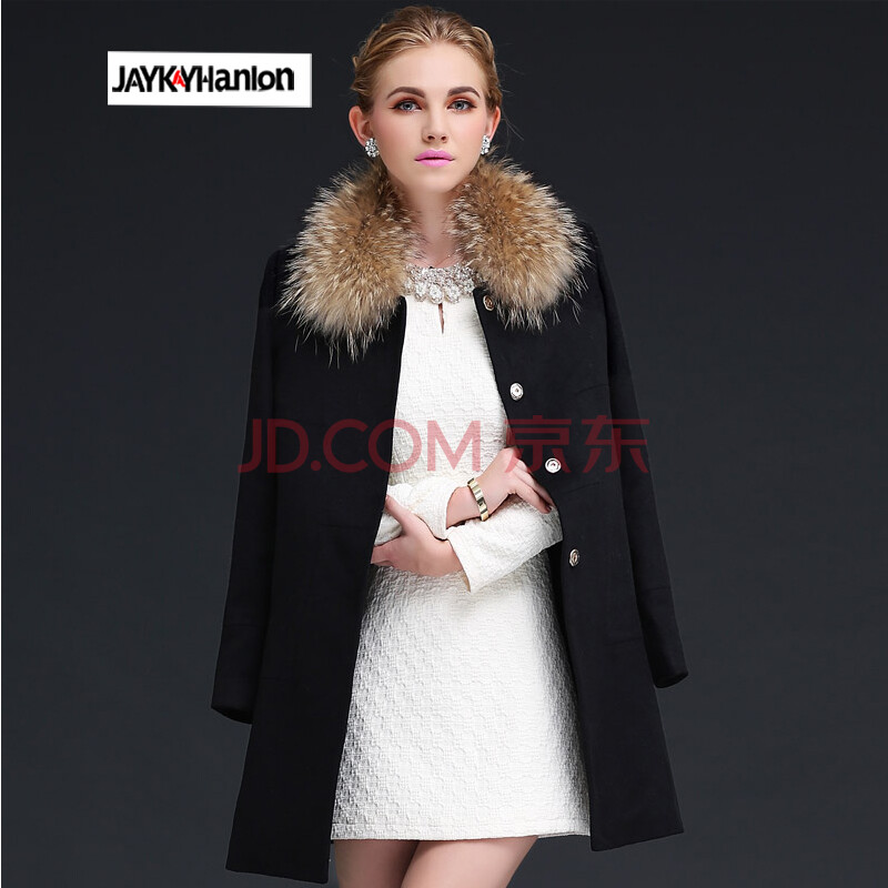 Jaykayhanlon2014秋冬新款女装<em>毛呢外套大码</em>
