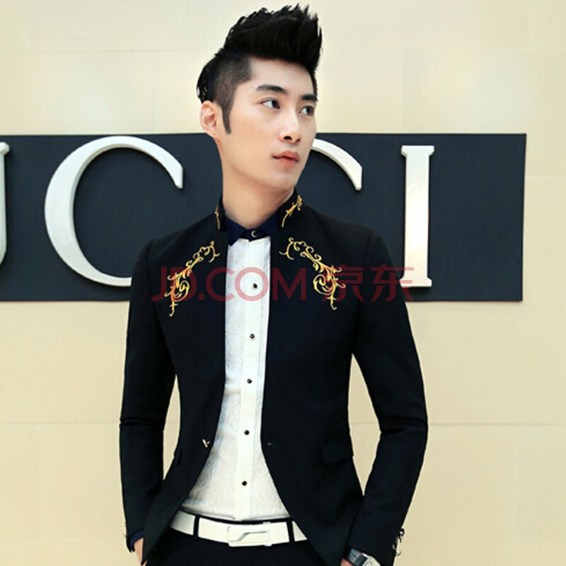 2014秋冬新款修身韩版休闲西装<em>男潮流发型</em>师