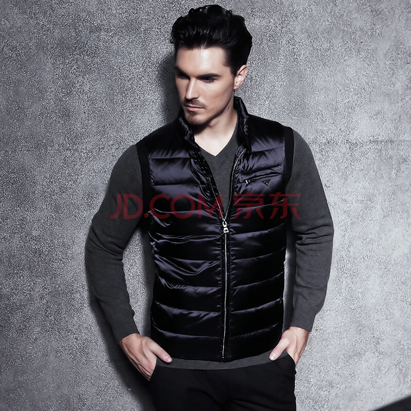 巴鲁特Brloote<em>男士轻薄羽绒</em>服 短款修身无袖背