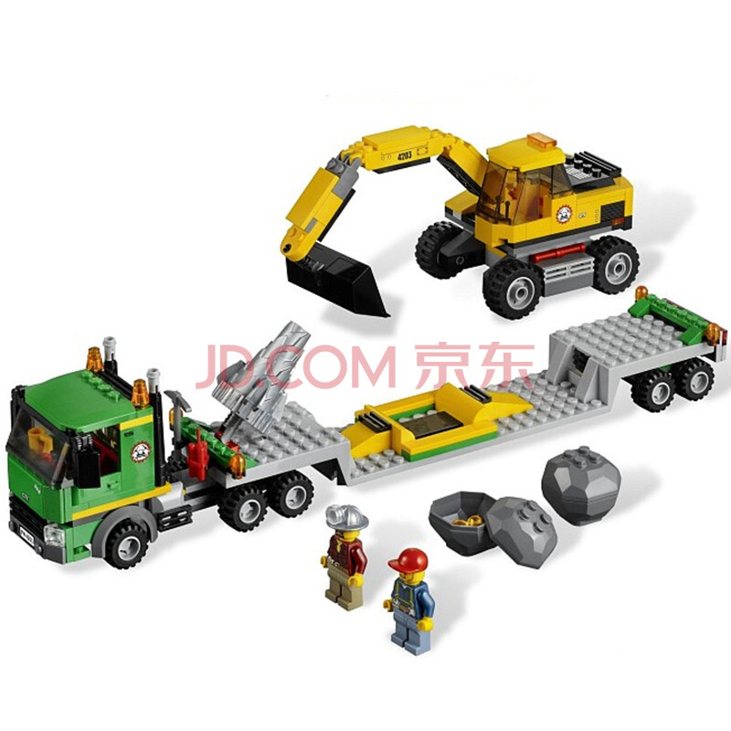 乐高lego city 城市系列 挖掘机运输 4203