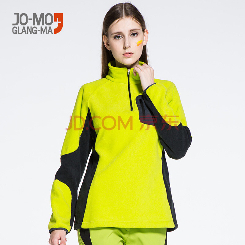 jomaglangma乔莫户外<em>抓绒衣女</em>时尚保暖<em>开衫</em>软