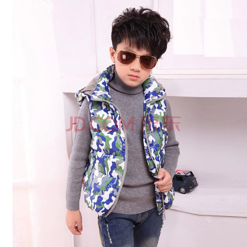 2014新款正品秋冬童装中小童<em>儿童</em>羽绒服<em>迷彩</em>