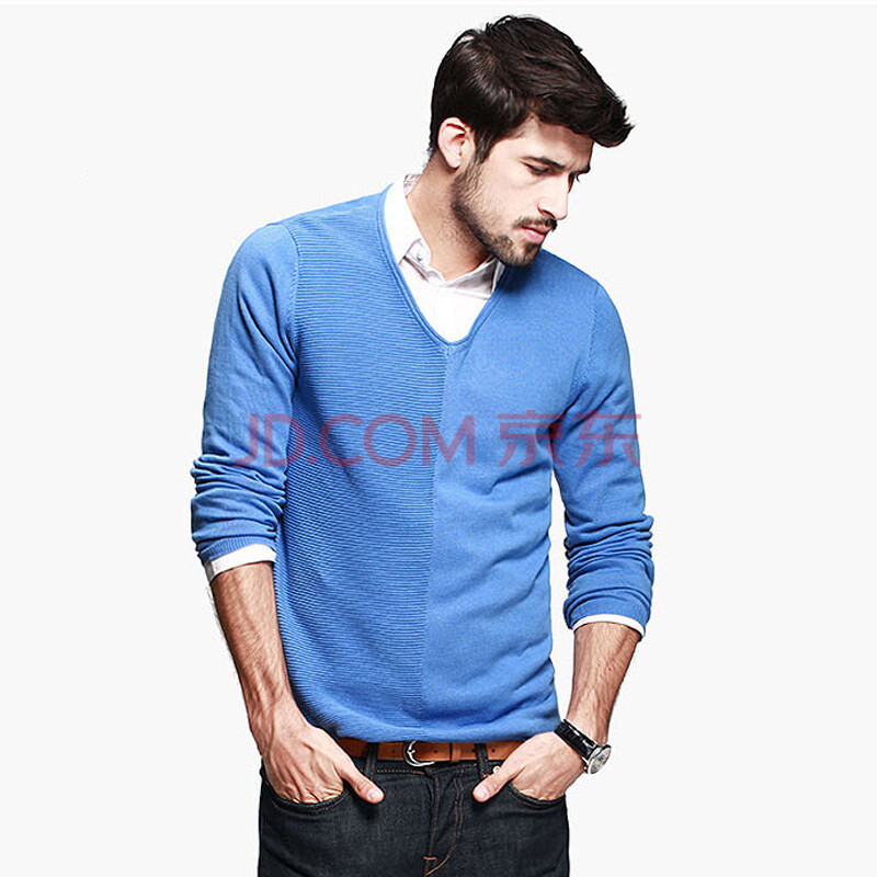 [包邮]Kuegou 极简风格 不对称<em>编织</em>纹路针织衫