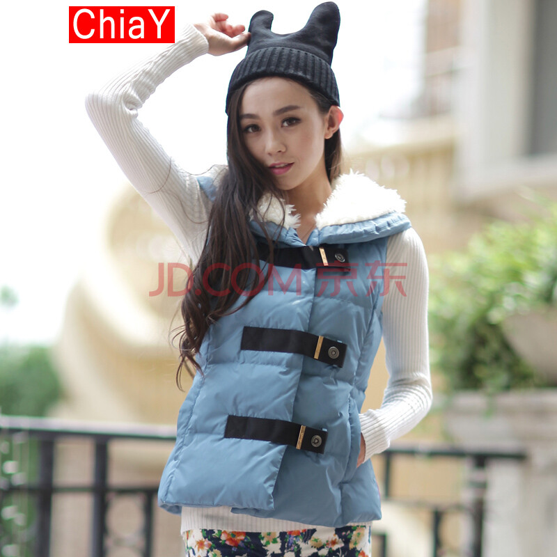 ChiaY 2014新款秋冬韩版<em>女士羽绒马甲</em>女款 时