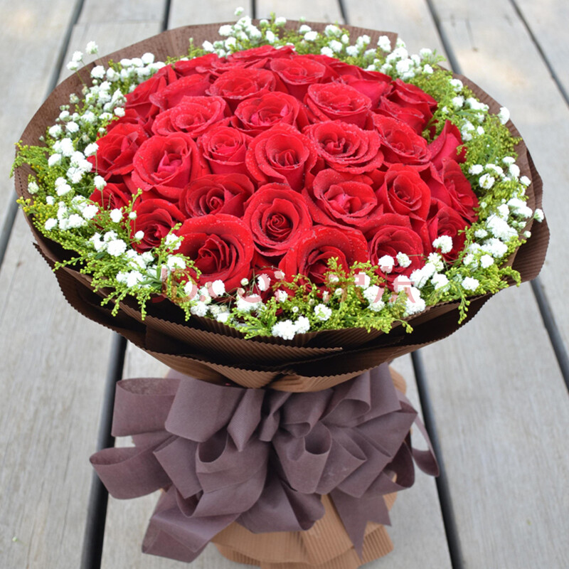鲜花速递33朵红玫瑰花束开封莱芜淮北铜陵泸