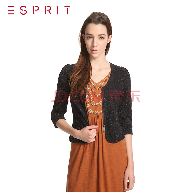 Esprit <em>埃斯普利特 女式</em> 短<em>外套</em> <em>休闲</em>上衣 CE16