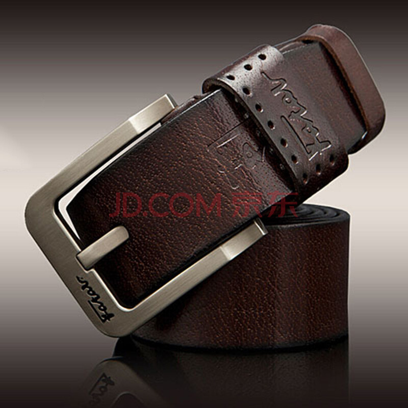男士针扣复古真皮皮带牌子品质好 新款好用