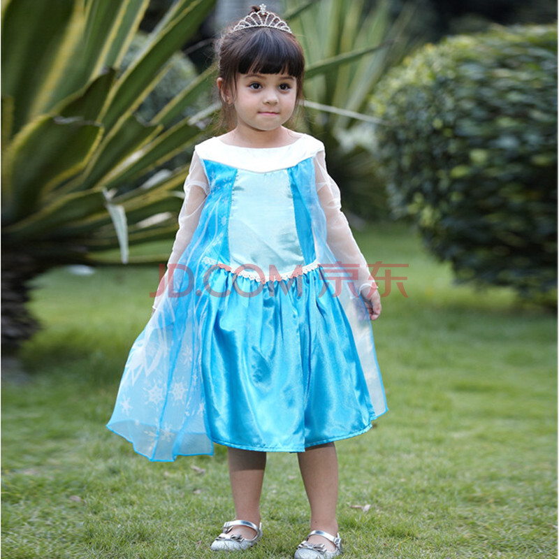 <em>冰雪奇缘</em>+<em>冰雪奇缘anna安娜</em>公主裙连衣裙礼服