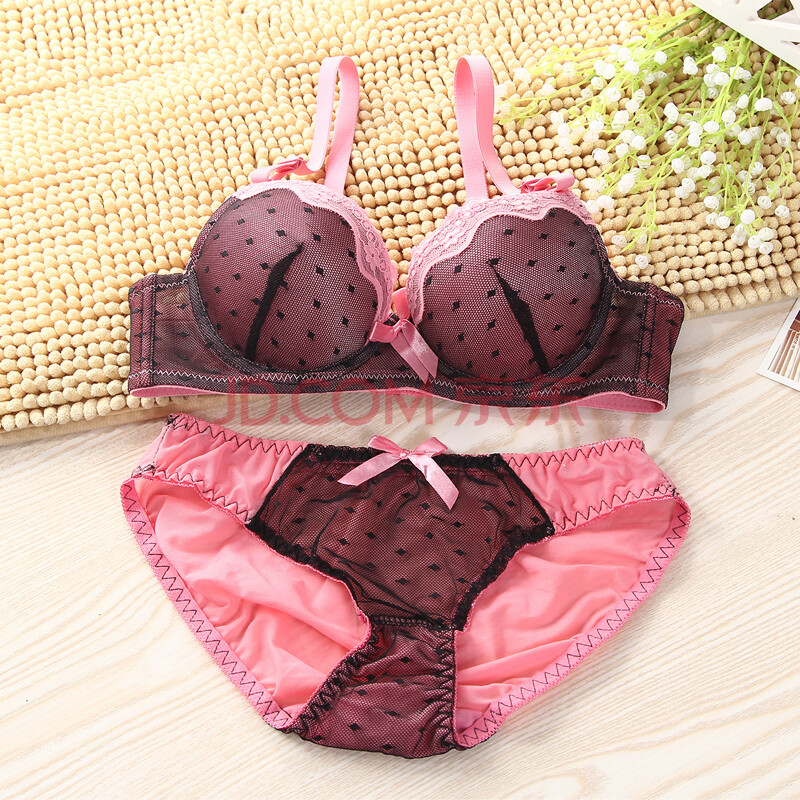 2014夏装<em>新款</em>少女<em>文胸套装</em> 蕾丝网纱性感学生