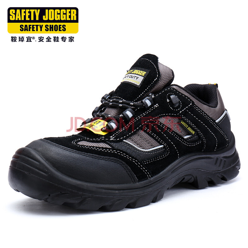 °°¬kÒËSAFETY JOGGERÀͱ£Ð¬ÄÐ ·ÀÔÒ·À´Ì´©»§Í⹤×÷ЬESD·ÀÓÍ·À¾²µç°²È«Ð¬ ºÚÉ« 39