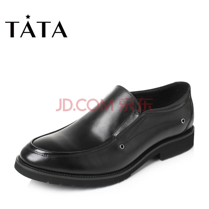 Tata/ËûËýÇïţƤʱÉмòÔ¼´ò¿×Ì׽ŷ½¸úÄÐÆ¤Ð¬D3161CM7 ºÚÉ« 40