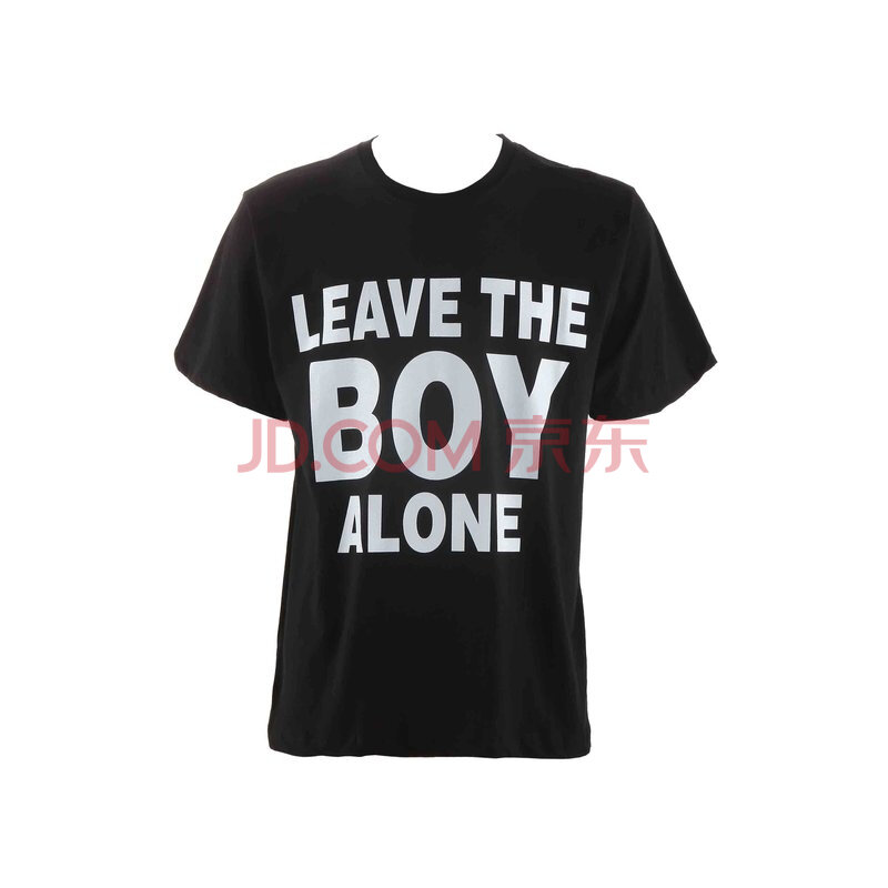 BOY LONDON男士黑色LEAVE THE BOY短袖