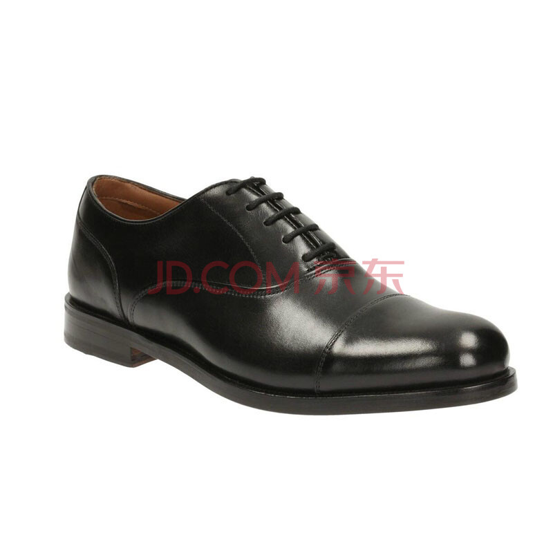 全球購 Clarks其樂正裝男鞋2017新款正裝皮鞋Coling Boss英倫商務專柜同款 Black Leather 43