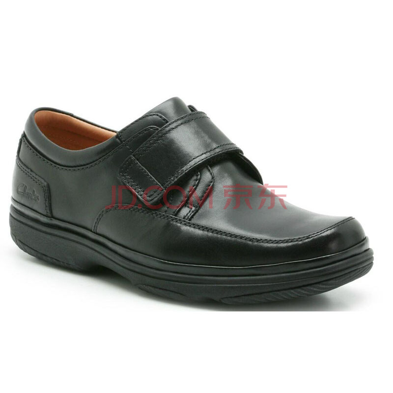 全球購 Clarks其樂正裝男鞋2017新款正裝皮鞋Swift Turn專柜同款 Black Leather 41