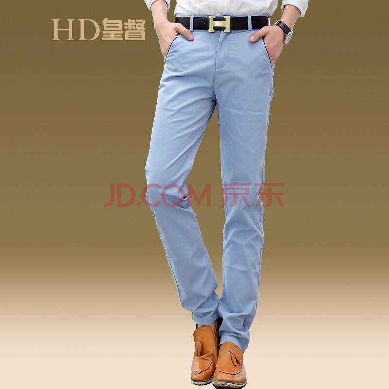皇督 纯棉薄款男士休闲裤弹力超值品质时尚货到付款男