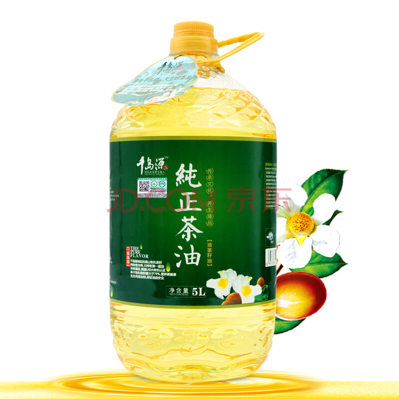 【日期新鲜】千岛源茶油5l 纯正山茶油 低温5a冷榨一级食用油 茶籽油