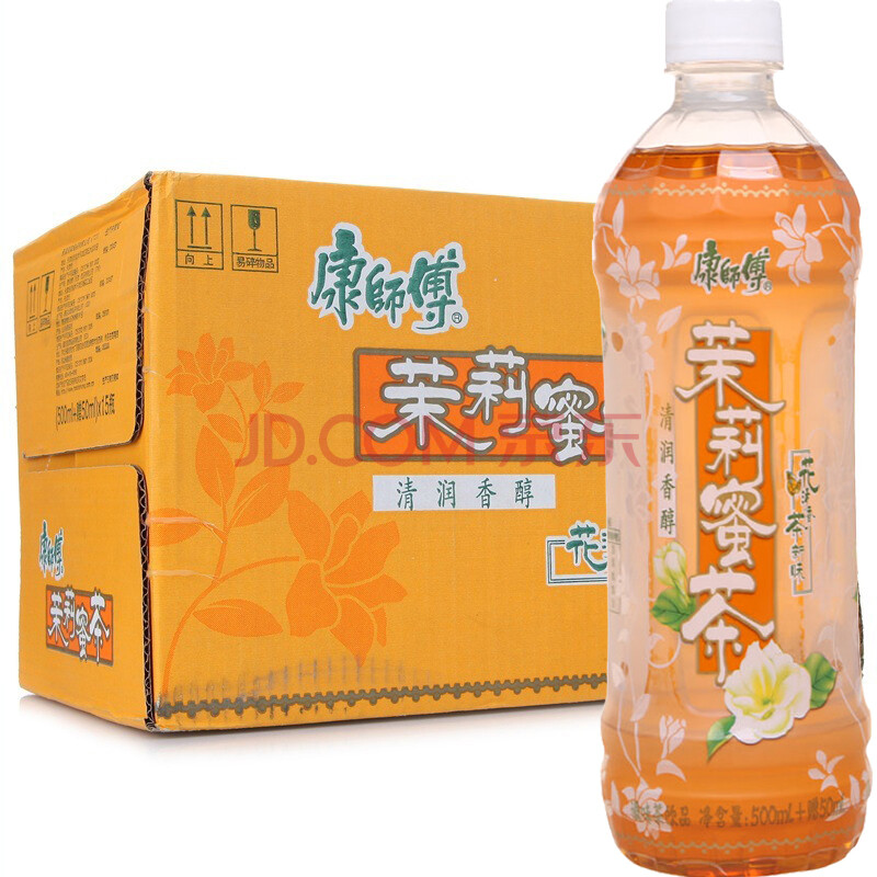 康师傅茉莉蜜茶550ml*15瓶(新老包装自然替换)