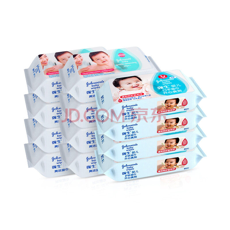 Ç¿Éú£¨johnson&johnson£© Ó¤¶ùÒø¶úˬ½àʪ½í+¿ÚÊÖʪ½í¿ÉÒÔ½ÀµÄʪ½íκͺǻ¤½¿ÄÛ¼¡·ô