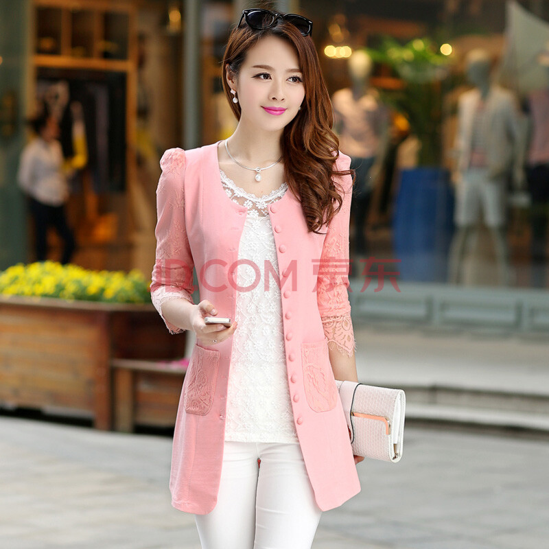 欣缘木子2014<em>新款</em>时尚修身休闲<em>女装</em>菲百花服