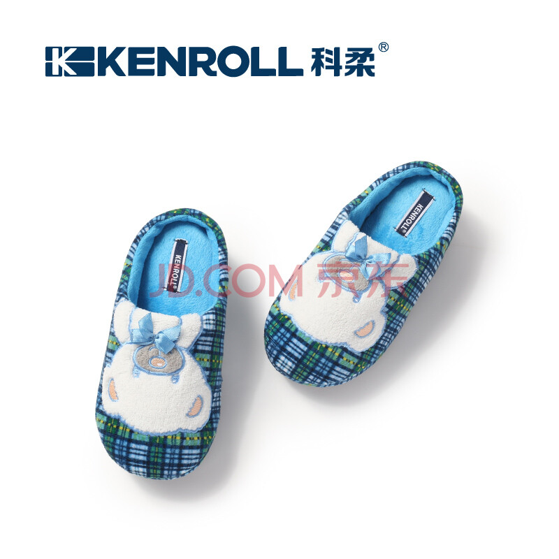 KENROLL¿ÆÈáÇﶬ¶ùͯÊÒÄÚ¼Ò¾Ó¼ÒÈíµ×°ë°ü¸ú±£Å¯ÃÞÍÏЬÄÐͯŮͯÍÏЬ Ó¡»¨À¶¸ñ 31/32