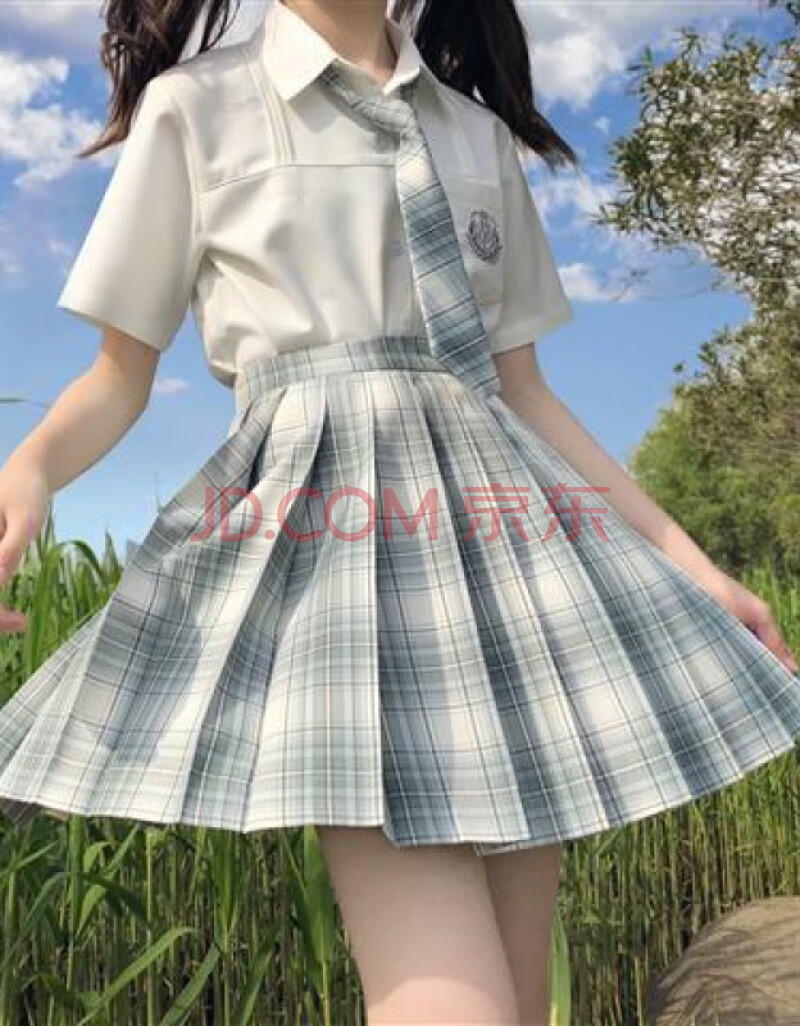 jk制服女 百褶裙套装半身裙2020夏季新款裙子樱花布丁