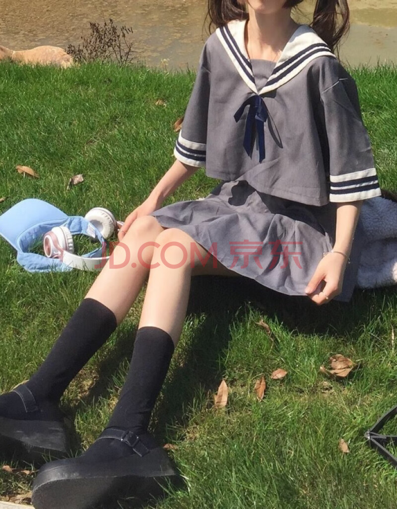 夏季jk制服女学生百褶短裙套装可爱韩版学院风校服日系水手服裙装