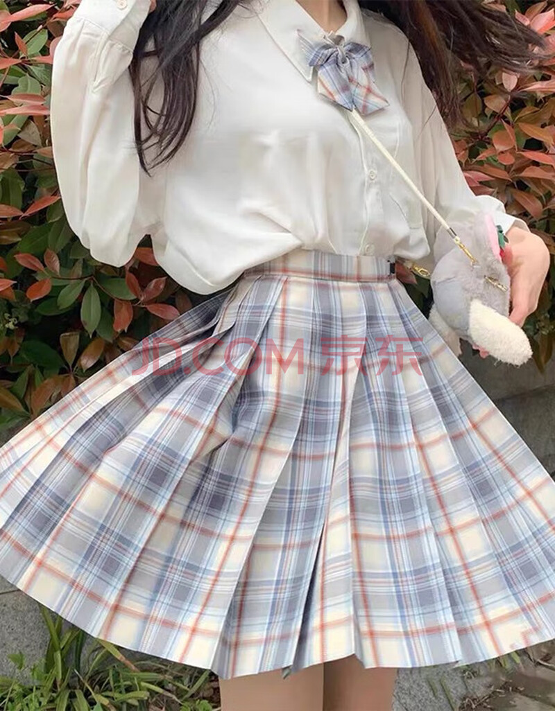 【jk制服官方】正版jk秋季女日系基础款长袖衬衫学院风全套百褶格裙