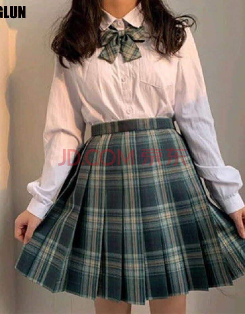 jk格裙百褶裙女学生夏季日系正统班服校服学院风甜美短裙格子裙半身裙