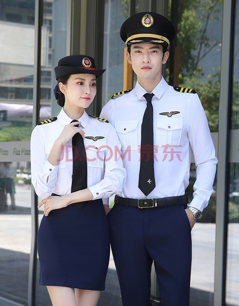 铁路制服全套职业套装工作服男女春秋季高铁乘务员制服空姐海南航空