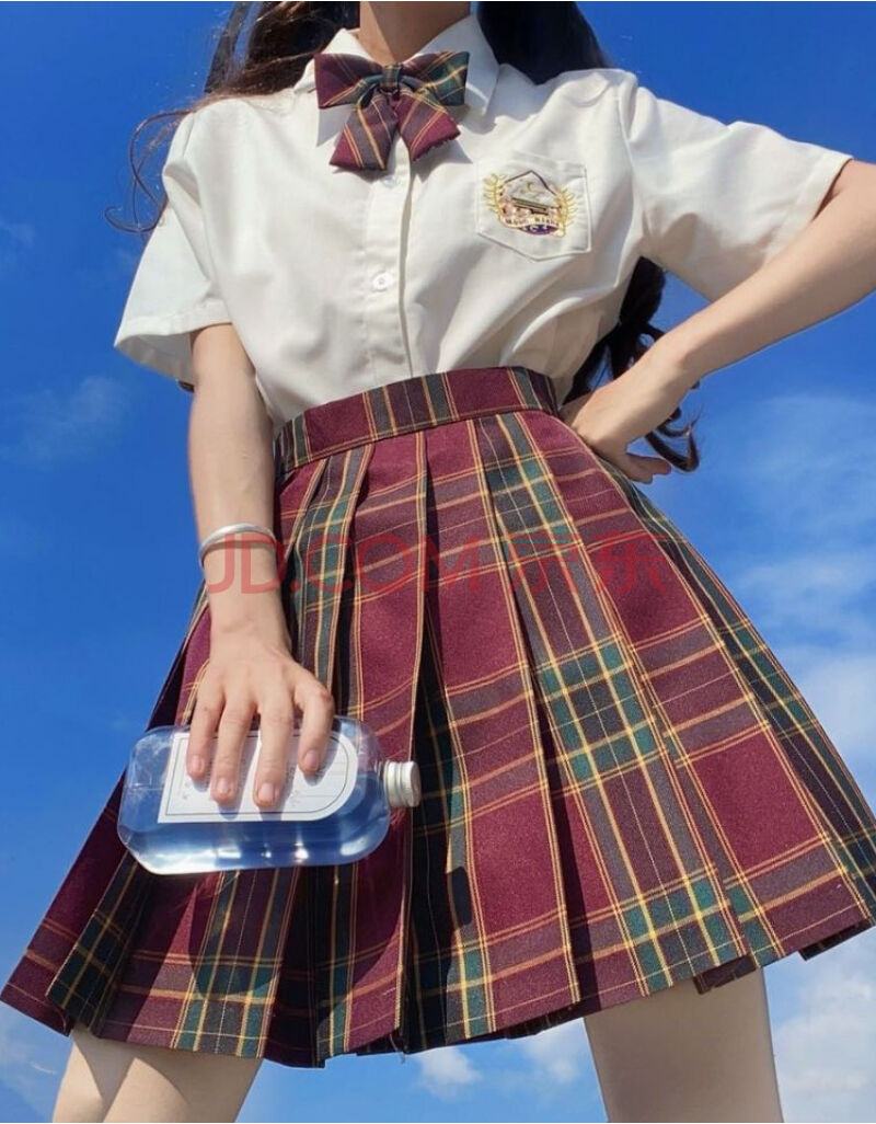 【冰淇淋】jk制服jk格裙学生少女套装 2021夏冰依琳学院风日系百褶裙